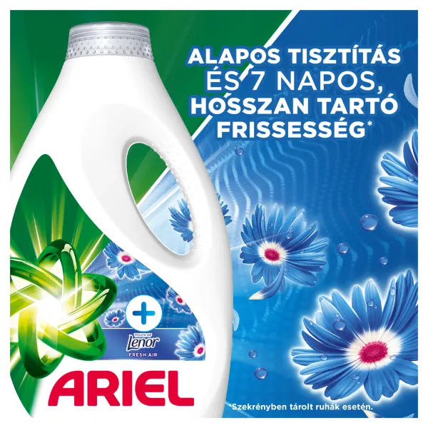 Ariel Folyékony Mosószer, 25 Mosáshoz, + Touch Of Lenor Fresh Air termékhez kapcsolódó kép