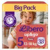 Libero Up&Go egyszerhasználatos bugyipelenka, méret: 5, 12-18 kg, 38 db termékhez kapcsolódó kép