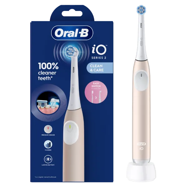 Oral-B iO 2 Elektromos Fogkefe, Világos Rózsaszín termékhez kapcsolódó kép