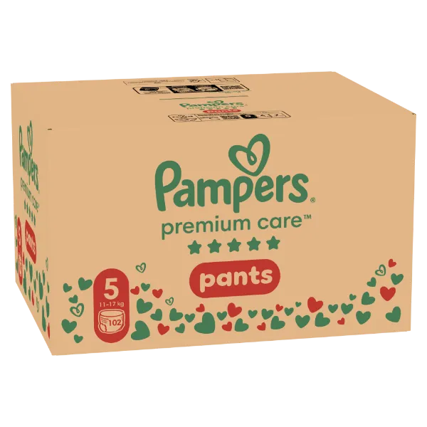 Pampers Premium Care Bugyipelenka - havi pelenkacsomag, Méret: 5, 102 db, 11kg-17kg termékhez kapcsolódó kép