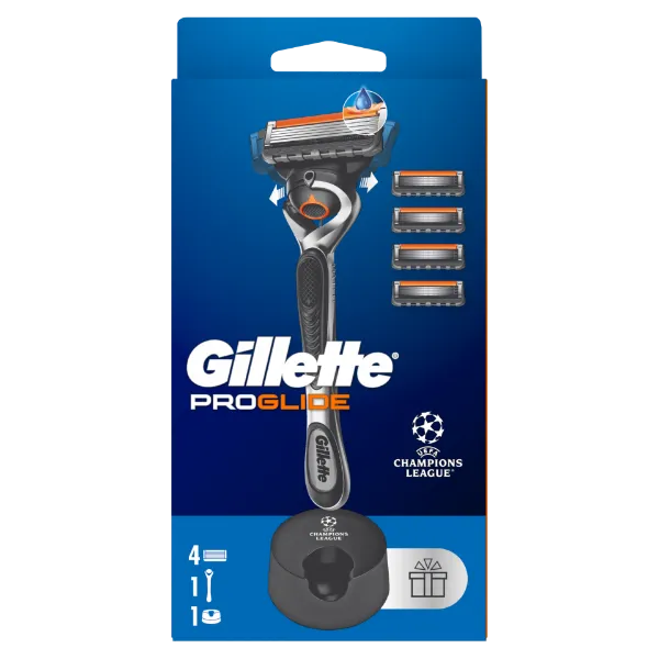 UEFA Champions League Special Edition Gillette ProGlide Férfi Borotva, 4 Borotvabetétek termékhez kapcsolódó kép