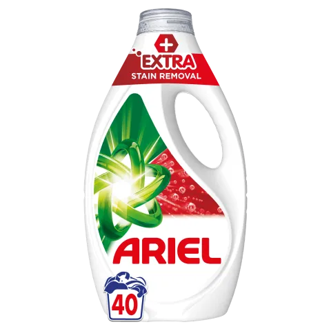 Ariel Folyékony Mosószer, 40 Mosáshoz, + Extra folteltávolító hatás termékhez kapcsolódó kép