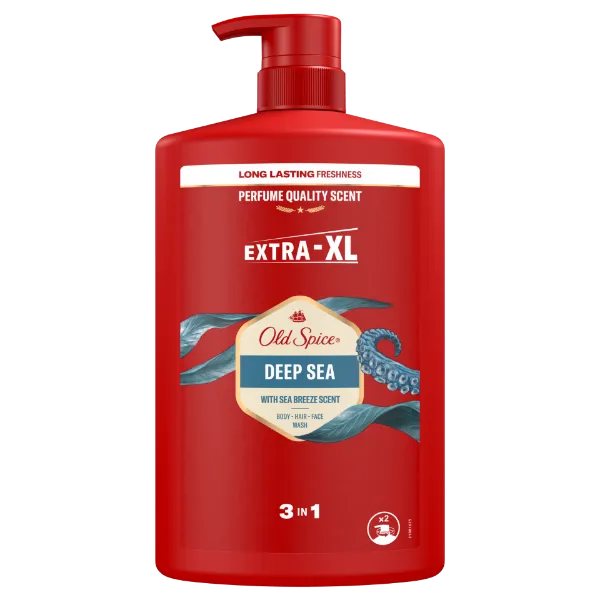 Old Spice Deep Sea Férfi 3 az 1-ben Sampon és Tusfürdő, 1000 ml termékhez kapcsolódó kép