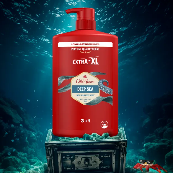 Old Spice Deep Sea Férfi 3 az 1-ben Sampon és Tusfürdő, 1000 ml termékhez kapcsolódó kép