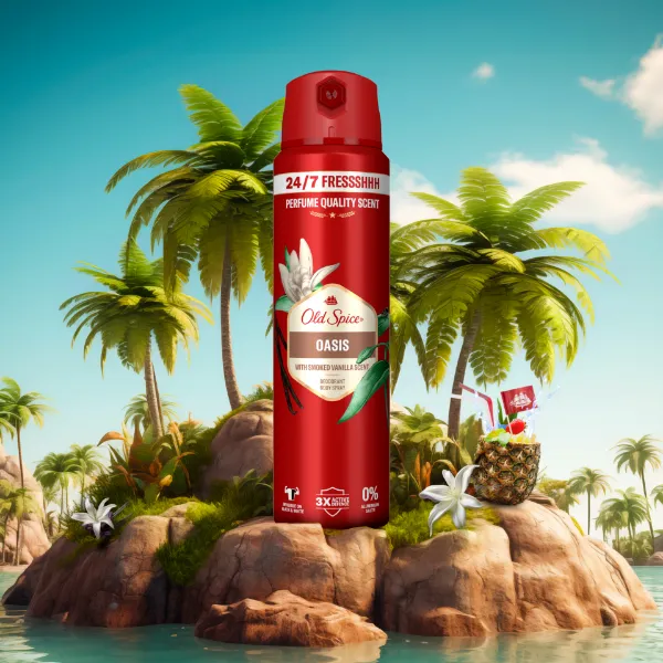 Old Spice Oasis Deo Spray Férfiaknak, 150 ml termékhez kapcsolódó kép