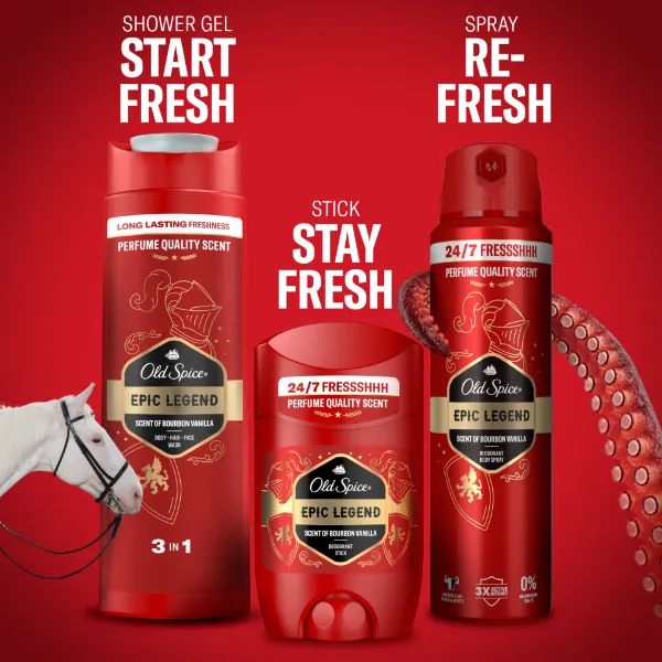 Old Spice Epic Legend Deo Spray Férfiaknak, 150 ml termékhez kapcsolódó kép