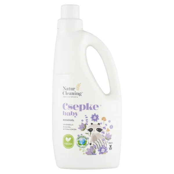 Csepke Baby hipoallergén mosógél levendula olajjal 14 mosás 1000 ml termékhez kapcsolódó kép