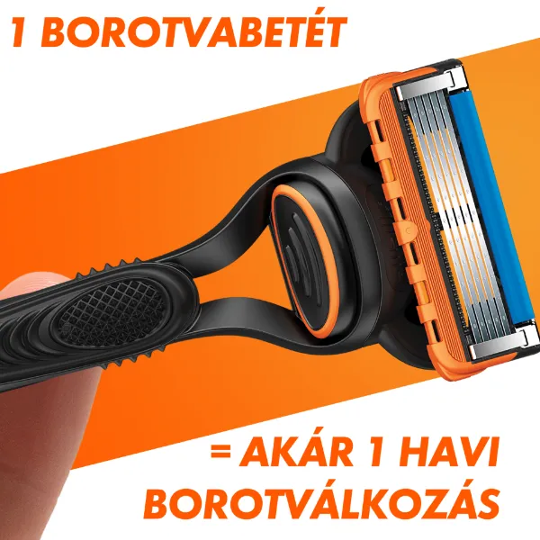 Gillette Fusion5 Borotvabetétek Férfi Borotvához,  Borotvabetétek, 5 Penge, Precíziós Nyíró termékhez kapcsolódó kép