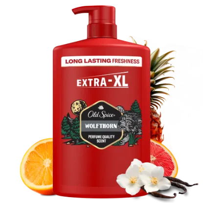 Old Spice Wolfthorn Férfi 3 az 1-ben Sampon és Tusfürdő, 1000 ml termékhez kapcsolódó kép