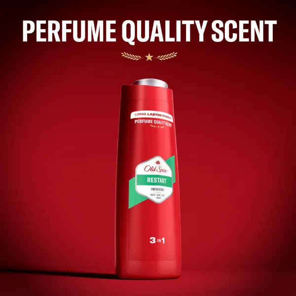 Old Spice Restart Férfi Sampon és Tusfürdő, Hosszan Tartó Frissesség, 400 ml termékhez kapcsolódó kép