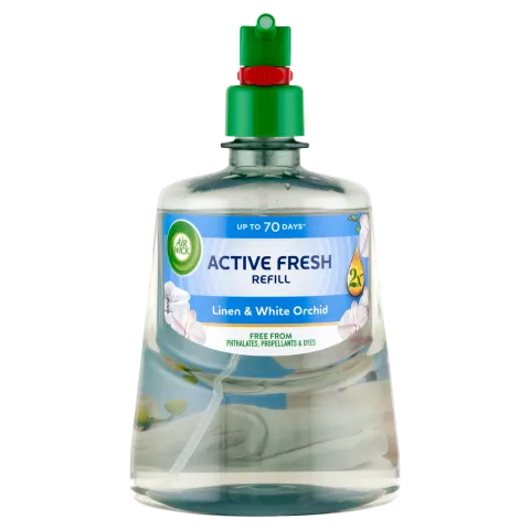 Air Wick Active Fresh Pamut és Fehér Orchidea utántöltő 228 ml termékhez kapcsolódó kép
