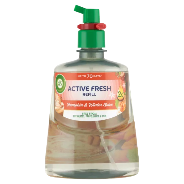 Air Wick Active Fresh Fűszeres Sütőtök Varázs utántöltő 228 ml termékhez kapcsolódó kép