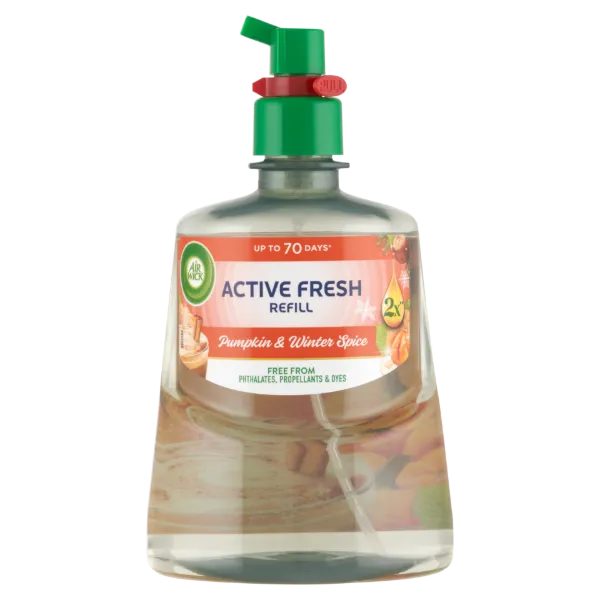 Air Wick Active Fresh Fűszeres Sütőtök Varázs utántöltő 228 ml termékhez kapcsolódó kép