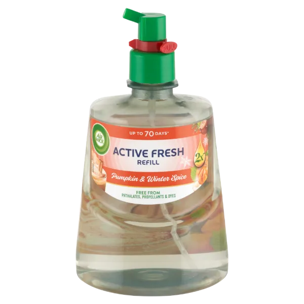 Air Wick Active Fresh Fűszeres Sütőtök Varázs utántöltő 228 ml termékhez kapcsolódó kép