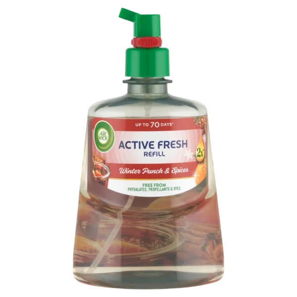 Air Wick Active Fresh Gyümölcsös Téli Puncs utántöltő 228 ml termékhez kapcsolódó kép
