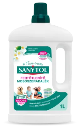 Sanytol Fehér Virágok klórmentes fertőtlenítő mosószeradalék 22 mosás 1 l termékhez kapcsolódó kép