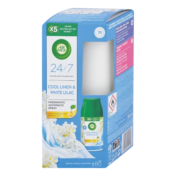 Air Wick Freshmatic Automata Légfrissítő spray készülék 250ml Frissen mosott ruha termékhez kapcsolódó kép