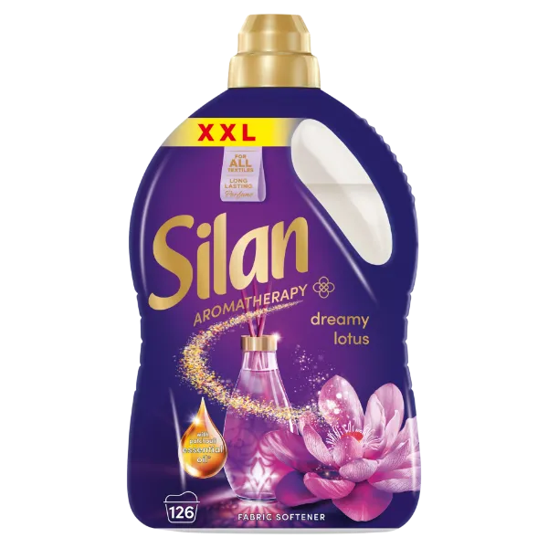 Silan Aromatherapy Dreamy Lotus textilöblítő koncentrátum 126 mosás 2772 ml termékhez kapcsolódó kép