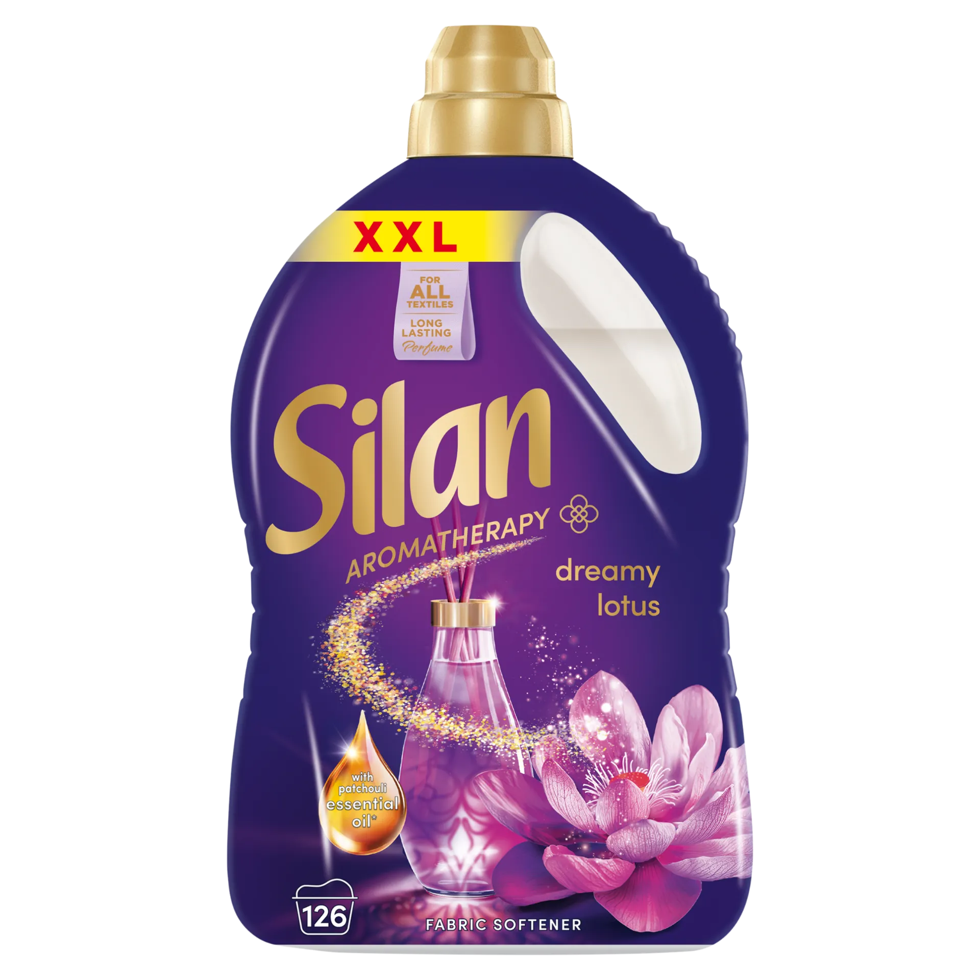 Silan Aromatherapy Dreamy Lotus textilöblítő koncentrátum 126 mosás 2772 ml