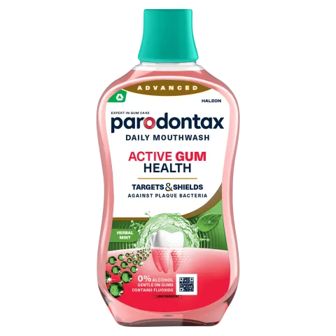 Parodontax Active Gum Health Herbal Mint alkoholmentes szájvíz fluoriddal 500 ml termékhez kapcsolódó kép
