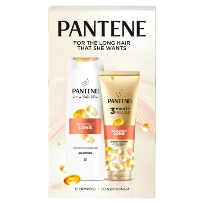 Pantene  Infinitely long sampon ajándékcsomag(sampon 400ml+balzsam 220ml) termékhez kapcsolódó kép