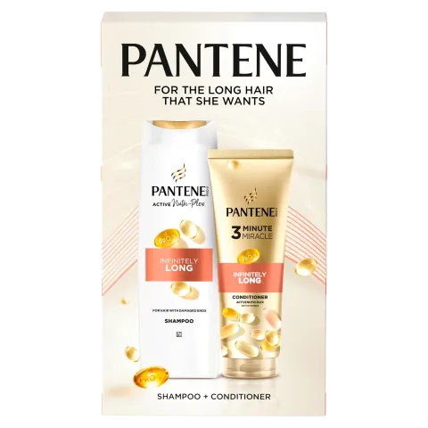Pantene  Infinitely long sampon ajándékcsomag(sampon 400ml+balzsam 220ml) termékhez kapcsolódó kép