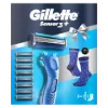 Gillette Sensor 3+ Kényelem Cserélhető Fejes Férfi Borotva Ergonomikus Markolattal és Borotvabetétel termékhez kapcsolódó kép