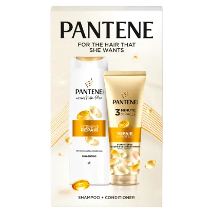 Pantene Intense repair sampon ajándékcsomag (sampon 400ml+balzsam 220ml) termékhez kapcsolódó kép