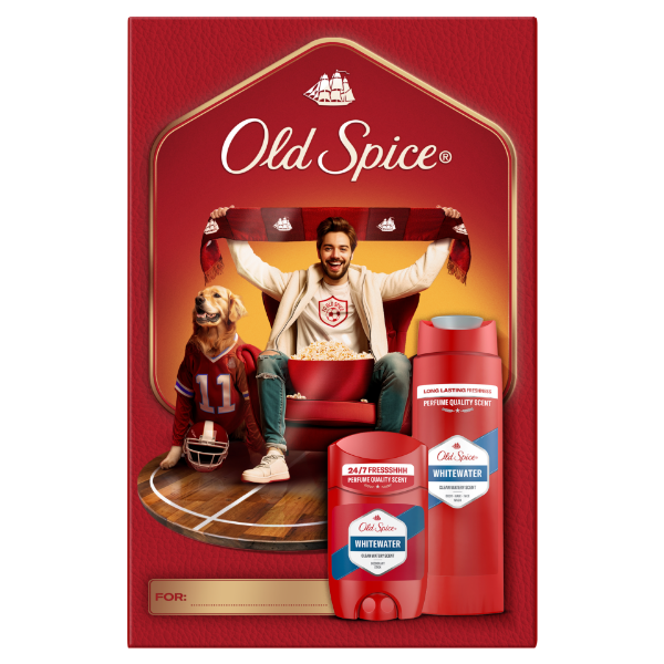 Old Spice Sports Fan Ajándékszett Whitewater Stift Dezodorral és Tusfürdővel termékhez kapcsolódó kép
