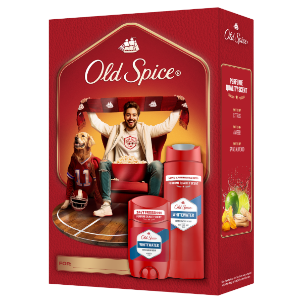 Old Spice Sports Fan Ajándékszett Whitewater Stift Dezodorral és Tusfürdővel termékhez kapcsolódó kép