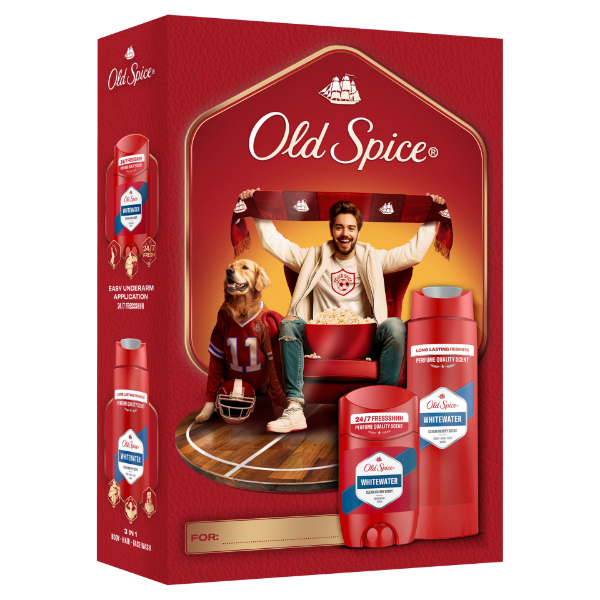 Old Spice Sports Fan Ajándékszett Whitewater Stift Dezodorral és Tusfürdővel termékhez kapcsolódó kép
