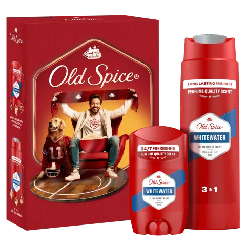 Old Spice Sports Fan Ajándékszett Whitewater Stift Dezodorral és Tusfürdővel termékhez kapcsolódó kép