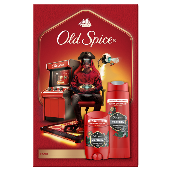 Old Spice Gamer Ajándékszett Wolfthorn Stift Dezodorral és Tusfürdővel termékhez kapcsolódó kép