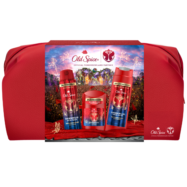 Old Spice Tomorrowland Ajándékszett Stift Dezodor, Spray és Tusfürdő termékhez kapcsolódó kép