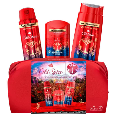 Old Spice Tomorrowland Ajándékszett Stift Dezodor, Spray és Tusfürdő termékhez kapcsolódó kép