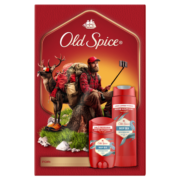Old Spice Outdoor Explorer Ajándékszett Deep Sea Stift Dezodorral és Tusfürdővel termékhez kapcsolódó kép