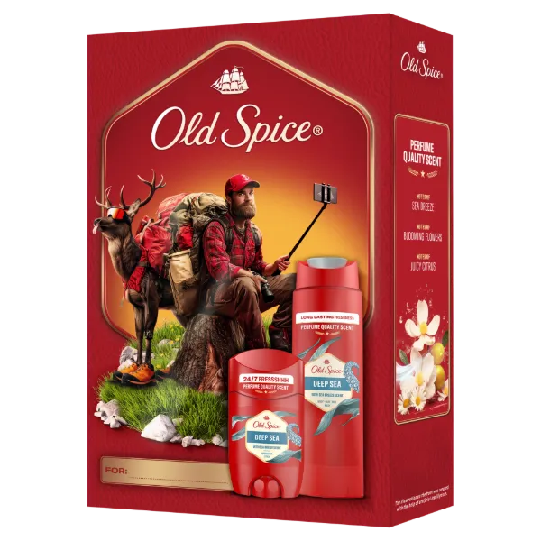 Old Spice Outdoor Explorer Ajándékszett Deep Sea Stift Dezodorral és Tusfürdővel termékhez kapcsolódó kép