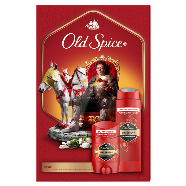 Old Spice Rockstar Ajándékszett Epic Legend Stift Dezodorral és Tusfürdővel termékhez kapcsolódó kép