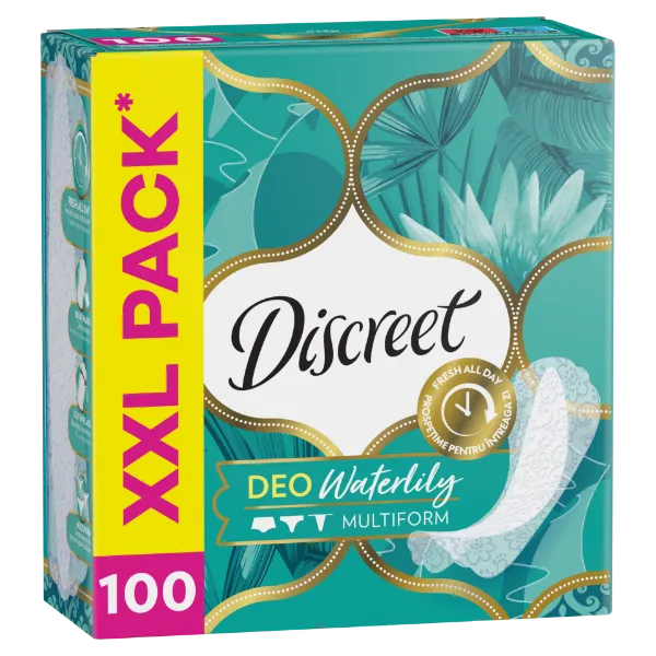 Discreet tisztasági betét Deo Water Lily 100 termékhez kapcsolódó kép