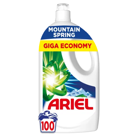 Ariel Folyékony Mosószer, 100 Mosáshoz, Mountain Spring termékhez kapcsolódó kép