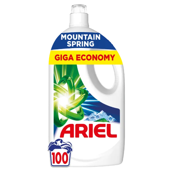 Ariel Folyékony Mosószer, 100 Mosáshoz, Mountain Spring termékhez kapcsolódó kép