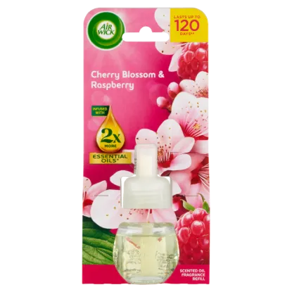 Air Wick Cseresznyevirág és Málna elektromos utántöltő légfrissítő készülékhez 19 ml termékhez kapcsolódó kép