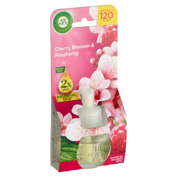 Air Wick Cseresznyevirág és Málna elektromos utántöltő légfrissítő készülékhez 19 ml termékhez kapcsolódó kép