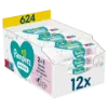Pampers Sensitive Nedves Törlőkendő, 12 csomag = 624 db Törlőkendő termékhez kapcsolódó kép