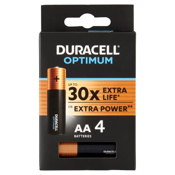 Duracell Optimum Extra Power MX 1500 AA 1,5 V alkáli elemek 4 db termékhez kapcsolódó kép