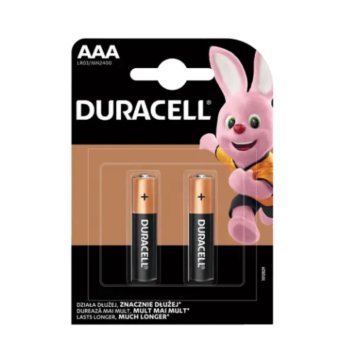 Duracell BSC 2 db AAA elem - UG termékhez kapcsolódó kép
