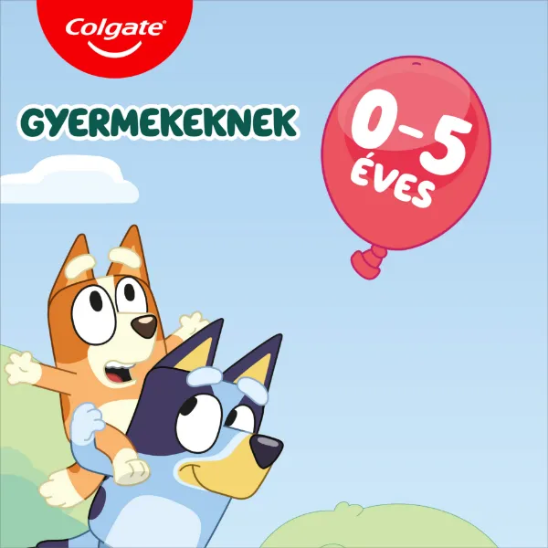 Colgate Kids Bluey epres ízű gyermek fogkrém 0-5 éves gyermekeknek 50 ml termékhez kapcsolódó kép