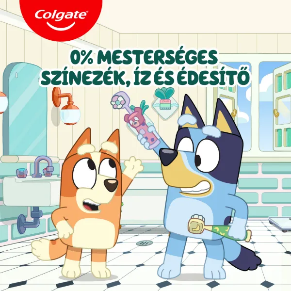Colgate Kids Bluey epres ízű gyermek fogkrém 0-5 éves gyermekeknek 50 ml termékhez kapcsolódó kép
