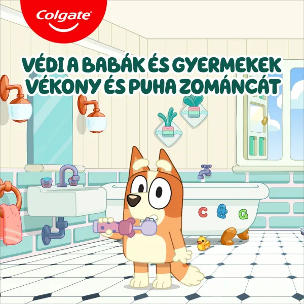 Colgate Kids Bluey epres ízű gyermek fogkrém 0-5 éves gyermekeknek 50 ml termékhez kapcsolódó kép
