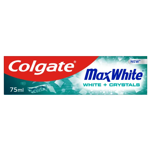 Colgate Max White White + Crystals fogkrém 75ml termékhez kapcsolódó kép
